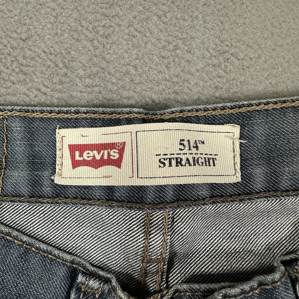Levi’s 514 Straight Jeans Blue Women’s 14 Reg 27x27 Mid Rise Denim Casual - Picture 6 of 9